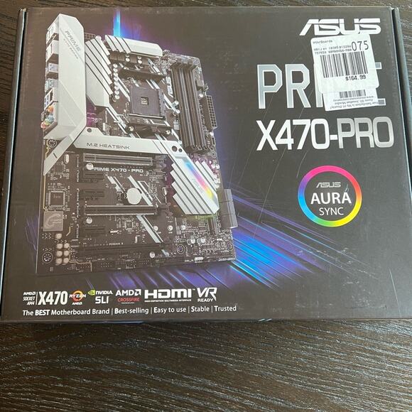 NWT ASUS Prime X470-PRO Motherboard - Picture 1 of 4